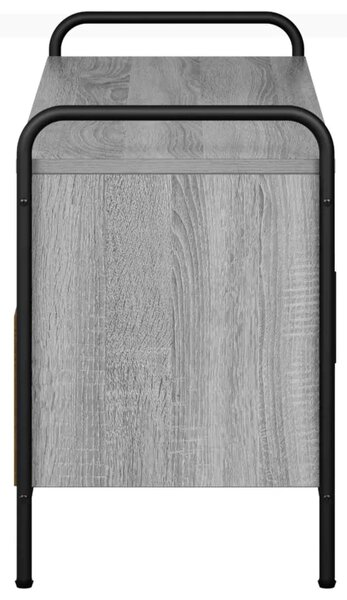 TV ormar 79 5 x 33 x 50 cm Siva Sonoma Konstruirano drvo - Siva Sonoma 79 5 x 33 x 50 cm