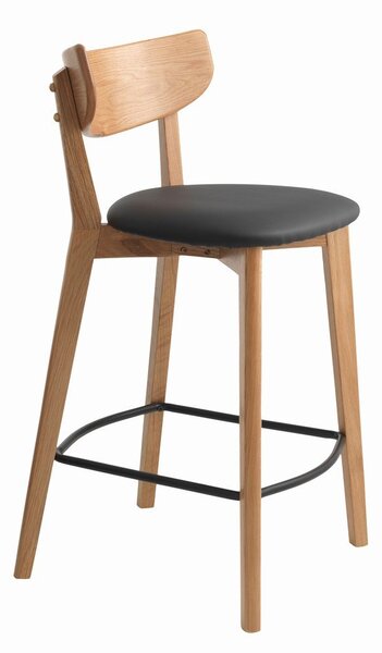 Barska stolica od hrastovog drveta Unique Furniture Pen