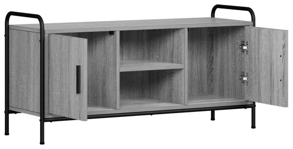 TV ormar 99 x 33 x 50 cm Siva Sonoma Konstruirano drvo - Siva Sonoma 99 x 33 x 50 cm