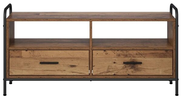 TV ormar 67 5 x 33 x 50 cm Staro drvo Konstruirano drvo - Staro drvo 67 5 x 33 x 50 cm