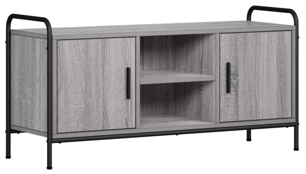 TV ormar 99 x 33 x 50 cm Siva Sonoma Konstruirano drvo - Siva Sonoma 99 x 33 x 50 cm