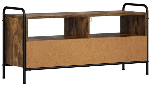 TV ormar 67 5 x 33 x 50 cm Dimljeni hrast Konstruirano drvo - Dimljeni hrast 67 5 x 33 x 50 cm
