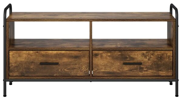 TV ormar 67 5 x 33 x 50 cm Dimljeni hrast Konstruirano drvo - Dimljeni hrast 67 5 x 33 x 50 cm