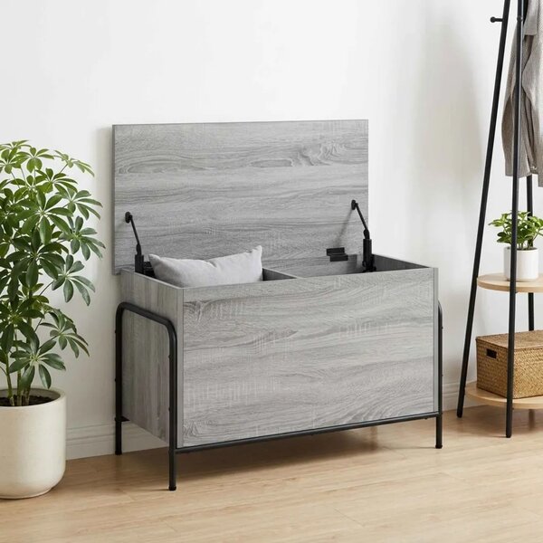 Kutija za spremanje Siva Sonoma 80 x 40 x 49 5 cm - Siva Sonoma 40 5 x 40 x 49 5 cm