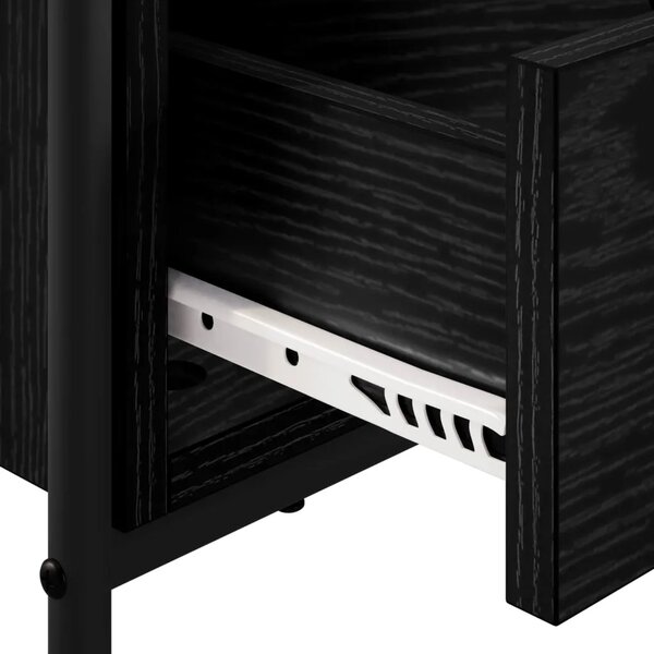 TV ormar 67 5 x 33 x 50 cm Crni hrast Konstruirano drvo - Crni hrast 67 5 x 33 x 50 cm