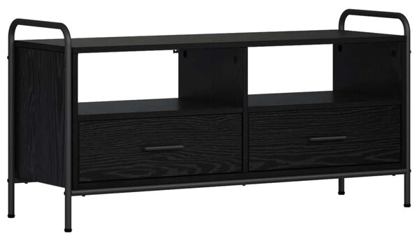TV ormar 67 5 x 33 x 50 cm Crni hrast Konstruirano drvo - Crni hrast 67 5 x 33 x 50 cm