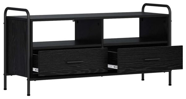 TV ormar 67 5 x 33 x 50 cm Crni hrast Konstruirano drvo - Crni hrast 67 5 x 33 x 50 cm