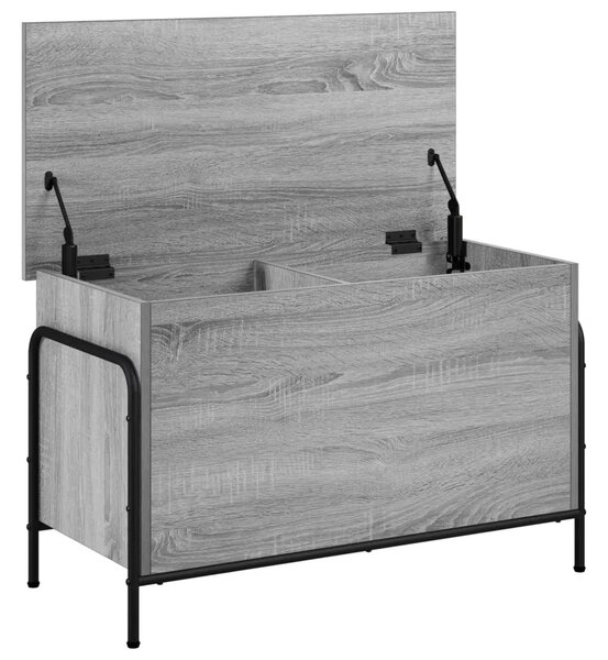 Kutija za spremanje Siva Sonoma 80 x 40 x 49 5 cm - Siva Sonoma 40 5 x 40 x 49 5 cm