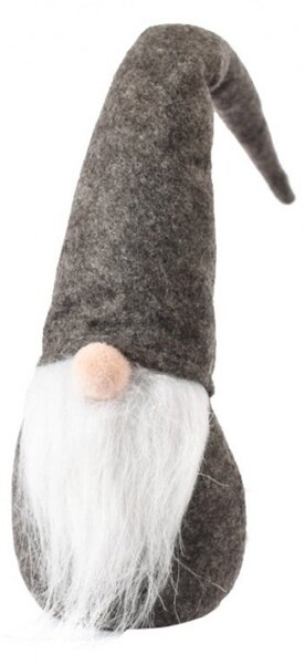 Božićni patuljak WINTER GNOME 30 cm, sivi