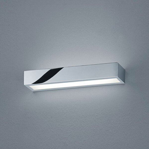 Helestra Theia LED svjetlo za ogledalo, kromirano, 30 cm, Metalik, kupaonica, Metal