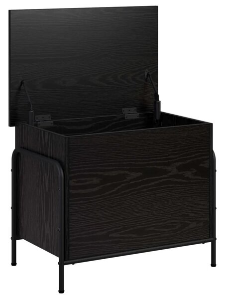Kutija za spremanje Crni hrast 80 x 40 x 49 5 cm - Crni hrast 40 5 x 40 x 49 5 cm