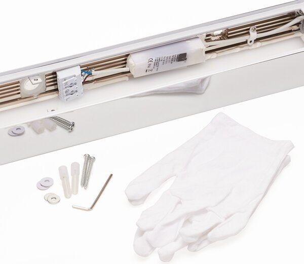Helestra Theia LED svjetlo za ogledalo, kromirano, 60 cm, Metalik, kupaonica, Metal