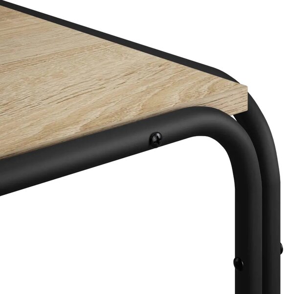 Bocni stol Hrast sonoma 100 x 50 x 46 cm Konstruirano drvo - Hrast sonoma 51 x 50 x 45 cm