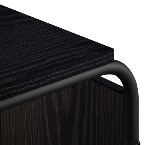 Bocni stol Crni hrast 40 x 31 x 55 cm Konstruirano drvo - Crni hrast