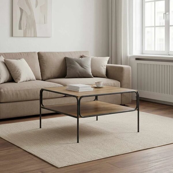 Bocni stol Hrast artisan 100 x 50 x 46 cm Konstruirano drvo - Hrast artisan 51 x 50 x 45 cm