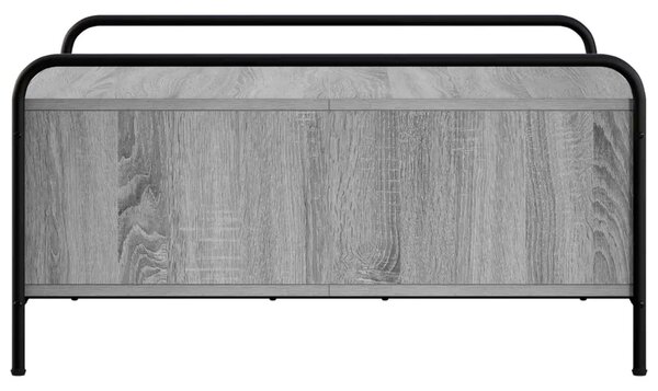 Stolić za kavu Siva Sonoma 90 x 90 x 41 cm Konstruirano drvo - Siva Sonoma 90 x 90 x 41 cm