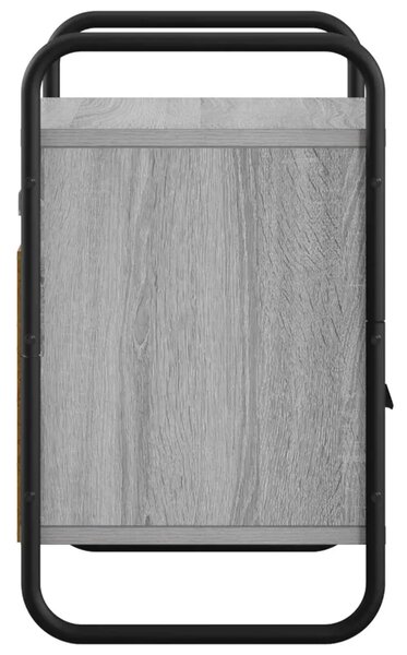 Viseći Noćni Ormar 2 kom. Siva Sonoma 40 x 30 x 50 cm - Siva Sonoma 2