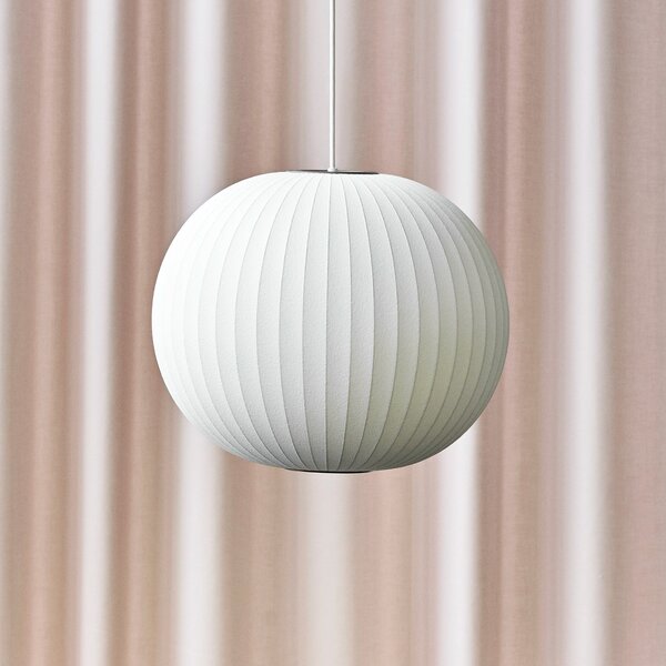 HAY Nelson Ball Bubble visilica M Ø 48,5 cm, prigušiva, Bijela, Dnevni boravak/blagovaonica, Plastika