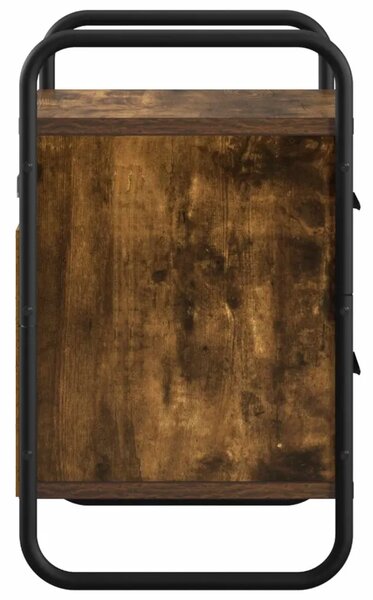Viseći Noćni Ormar 2 kom. Dimljeni hrast 40 x 30 x 50 cm - Dimljeni hrast 2