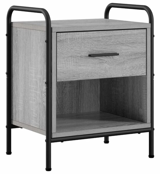 Noćni ormar 2 kom. Siva Sonoma 40 x 30 x 50 cm - Siva Sonoma 2