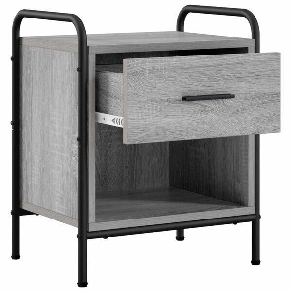 Noćni ormar 2 kom. Siva Sonoma 40 x 30 x 50 cm - Siva Sonoma 2