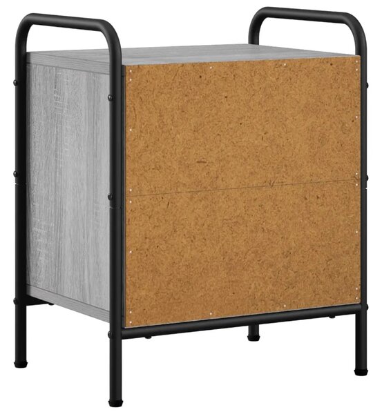 Noćni ormar 2 kom. Siva Sonoma 40 x 30 x 50 cm - Siva Sonoma 2
