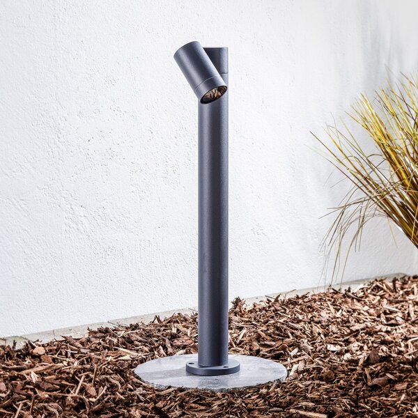 PRIOS Prios Tulimar svjetlo za stazu, 1 žarulja, 60 cm, metal, IP65, prigušiva, Crno, Metal