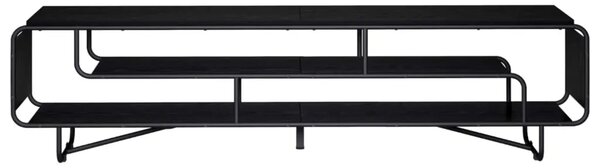 TV stalak 180 x 36 x 45 cm Crni hrast Konstruirano drvo - Crni hrast 180 x 36 x 45 cm
