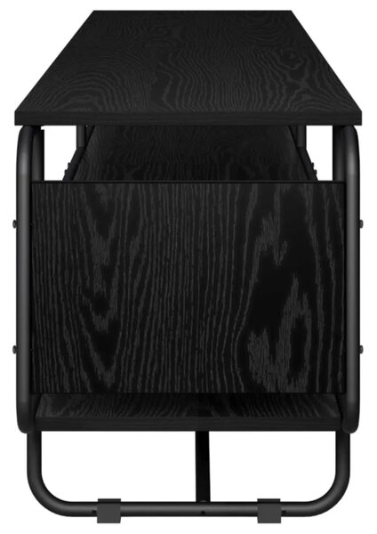 TV stalak 180 x 36 x 45 cm Crni hrast Konstruirano drvo - Crni hrast 180 x 36 x 45 cm