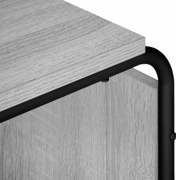 TV stalak 180 x 36 x 45 cm Siva Sonoma Konstruirano drvo - Siva Sonoma 180 x 36 x 45 cm