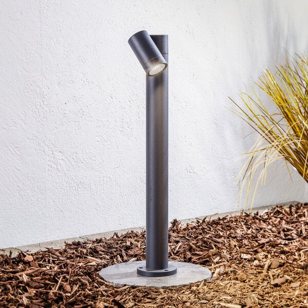 PRIOS Prios Tulimar svjetlo za stazu, 1 žarulja, 60 cm, metal, IP65, prigušiva, Crno, Metal