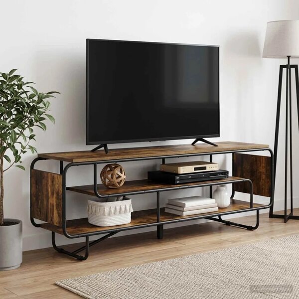 TV stalak 180 x 36 x 45 cm Dimljeni hrast Konstruirano drvo - Dimljeni hrast 180 x 36 x 45 cm