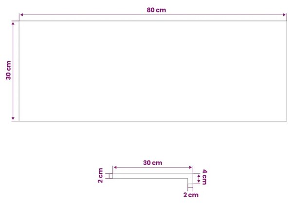 Step treads 20 kom. 80 x 30 x 2 cm Smeđa Čvrsto drvo bukve - Smeđa 80 x 30 x 2 cm 20