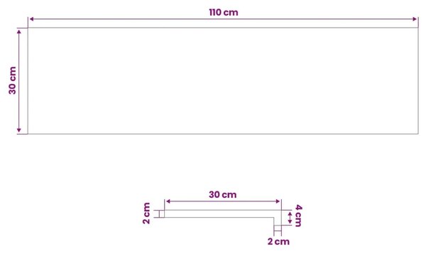 Step treads 20 kom. 110 x 30 x 2 cm Lak Čvrsto drvo bukve - Lak 110 x 30 x 2 cm 20