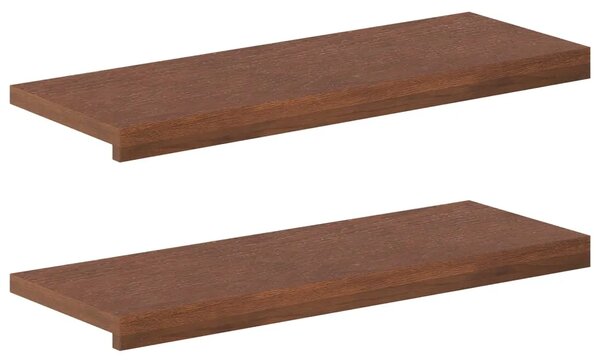 Stepenica 2 kom. 70 x 25 x 2 cm Tamno smeđa - Tamno smeđa 70 x 25 x 2 cm 2
