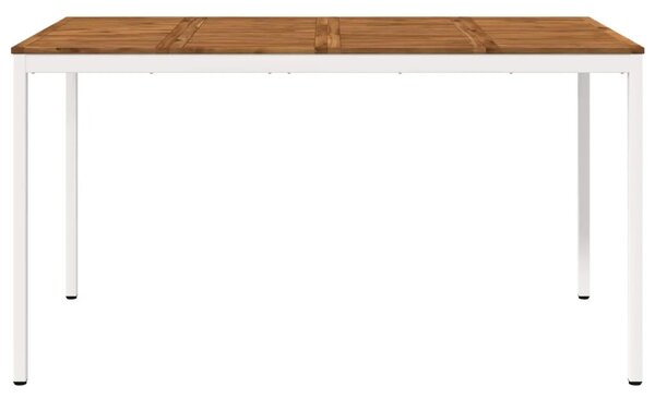 Stol za bar u vrtu Prirodna i bijela 196 x 100 5 x 105 cm - Prirodna i bijela 196 x 100 5 x 105 cm