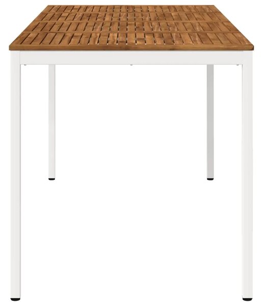 Stol za bar u vrtu Prirodna i bijela 196 x 100 5 x 105 cm - Prirodna i bijela 196 x 100 5 x 105 cm