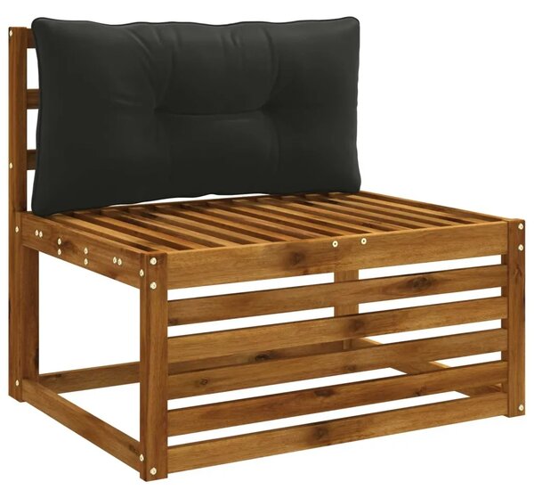 Jastučić za leđa PUTTEN 100% poliester Crna 70 x 40 x 10 cm - Crna 70 x 40 x 10 cm Poliester