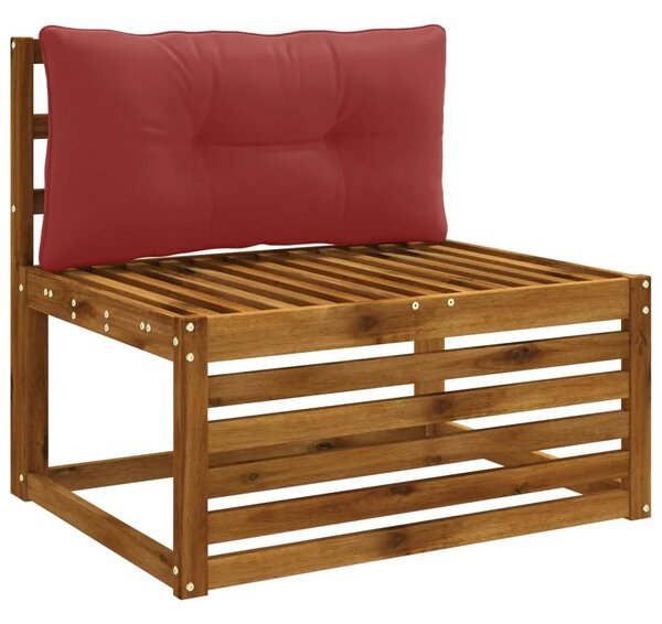 Jastučić za leđa PUTTEN 100% poliester Vinska crvena - boja crnog vina 70 x 40 x 10 cm Poliester