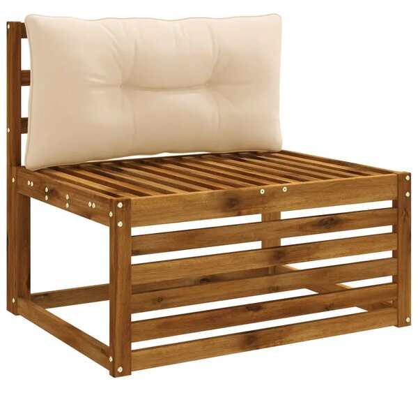 Jastučić za leđa PUTTEN 100% poliester Krem 70 x 40 x 10 cm - Krem 70 x 40 x 10 cm Melange