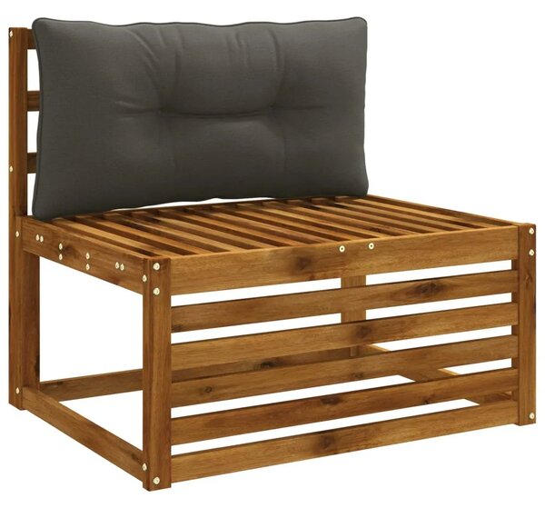 Jastučić za leđa PUTTEN 100% poliester Antracit 70 x 40 x 10 cm - Antracit 70 x 40 x 10 cm Melange
