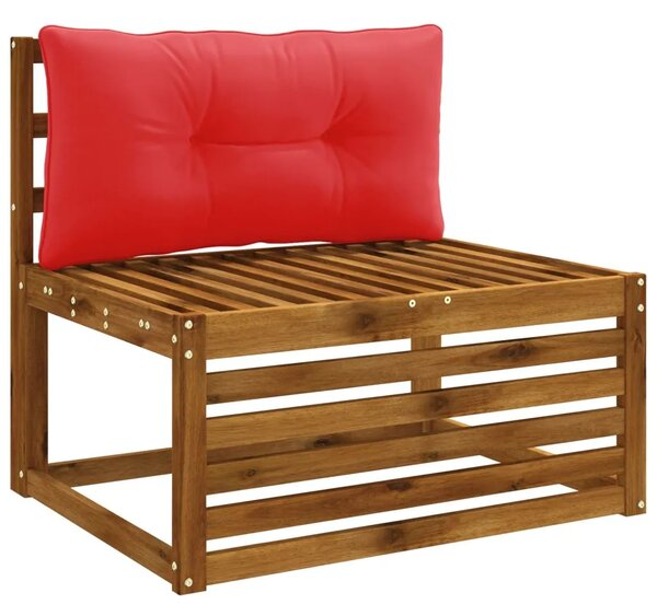 Jastučić za leđa PUTTEN 100% poliester Crvena 70 x 40 x 10 cm - Crvena 70 x 40 x 10 cm Poliester