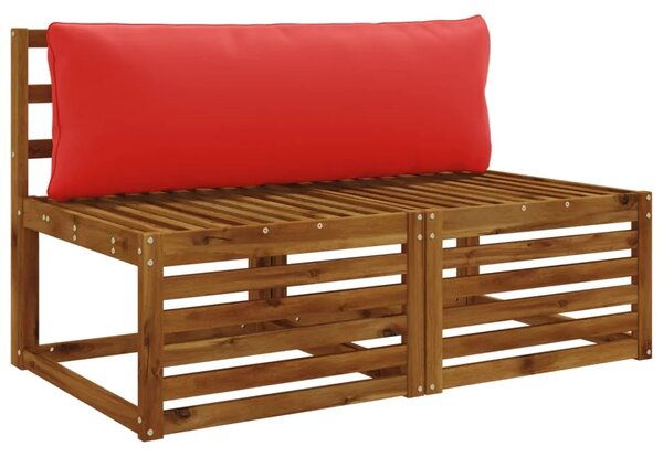 Jastučić za leđa (1 kom) PUTTEN 100% poliester Crvena - Crvena (poliester) 120 x 40 x 15 cm 1