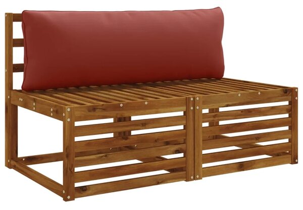 Jastučić za leđa (1 kom) PUTTEN 100% poliester Crvena - Crvena (melange) 120 x 40 x 15 cm 1