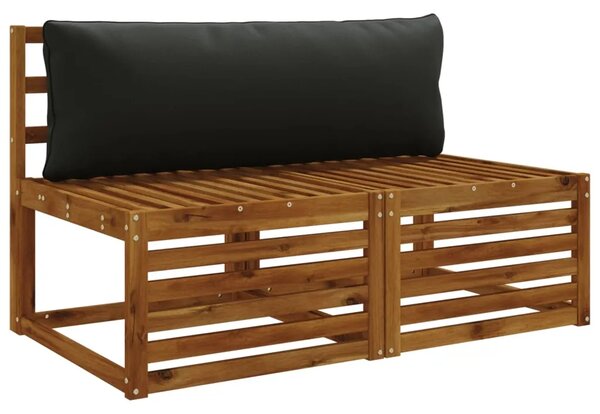 Jastučić za leđa (1 kom) PUTTEN 100% poliester Crna - Crna (melange) 120 x 40 x 15 cm 1
