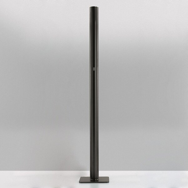 Artemide Ilio - LED podna lampa, app crna 3000K, prigušiva, Crno, Dnevni boravak/blagovaonica, Metal