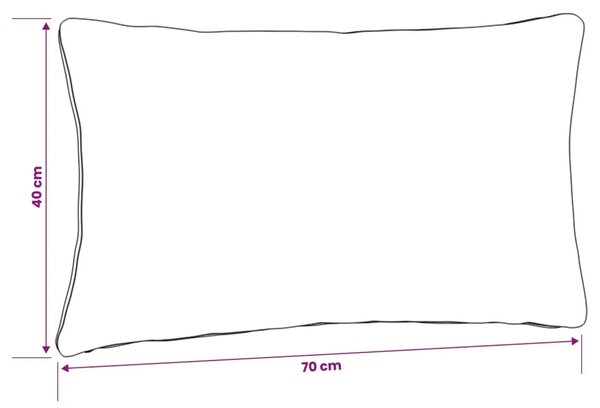 Jastučić za leđa (1 kom) PUTTEN 100% poliester Kraljevsko plava - Kraljevsko plava (polister) 70 x 40 x 15 cm 1
