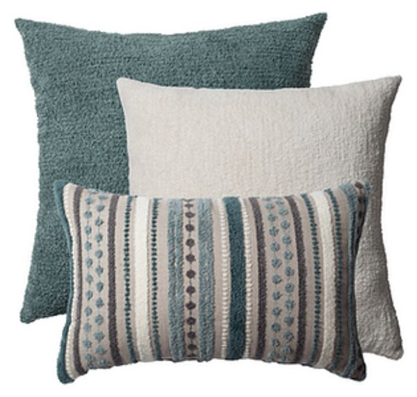 Set ukrasnih jastuka "Nomad & Cozy" - plavi