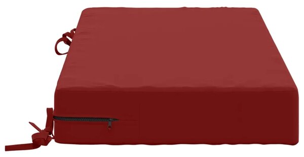 Jastuk za sjedalo SOEST 100% poliester Vinska crvena - boja crnog vina 70 x 40 x 10 cm Poliester
