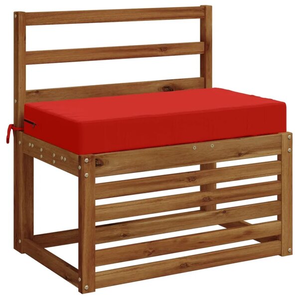 Jastuk za sjedalo SOEST 100% poliester Crvena 70 x 40 x 10 cm - Crvena 70 x 40 x 10 cm Poliester